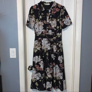 ROOLEE black floral dress size S
